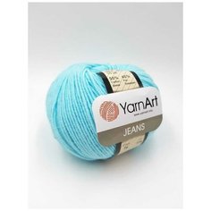 «Пряжа YarnArt Jeans, 55% хлопок, 45% полиакрил, 50гр/160м» айсберг