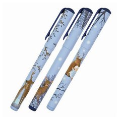 Ручка шариковая в футляре DreamWrite, синяя, "Олененок", ассорти, 0,5 мм, 20-0264/02 Bruno Visconti