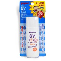 Pigeon Детское молочко для лица и тела UV SPF50, 50 мл, 50 г
