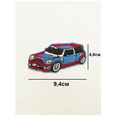 Заплатка / текстильный патч/ Нашивка / Термоаппликация / Термонаклейка машина Double Hobby