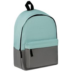 Рюкзак ArtSpace Street, 40*29*18 см, 1 отделение, 3 кармана, бирюзовый/серый