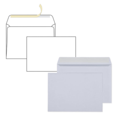 Конверты С5 (162х229 мм), отрывная лента, 80 г/м2, комплект 1000 шт, внутренняя запечатка, С5.01С