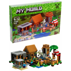 Конструктор Майнкрафт Деревня 1106 деталей 63021 My World