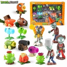 Настольная игра для детей для взрослых Растения против зомби игровой набор фигурка игрушка Plants vs Zombies Zombiks