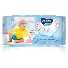 AURA Влажные салфетки Aura Ultra Comfort, детские, 60 шт
