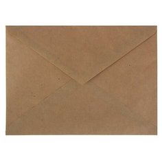 Конверт почтовый крафт С5, 162х229 мм, треугольный клапан, клей, 80 г/м2, в упаковке 1000 штук Курт
