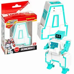 Трансформер 2в1 BONDIBOT Bondibon ВOX 10х4,2х14,7см, буква "Д", арт. M1466-1.
