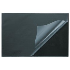 Коврик на стол Attache 38х59см черный с прозрачным листом