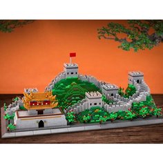 Конструктор 3D из миниблоков RTOY Любимые места Великая Китайская стена 6200 элементов - JM9924