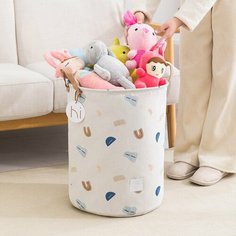 Корзина для игрушек и одежды 36х36х48 см 008-301 No Brand