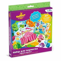 Набор для творчества 3в1. Время играть! EVA, раскраска, наклейки. Солнечные зайчики. 07019 Нет бренда