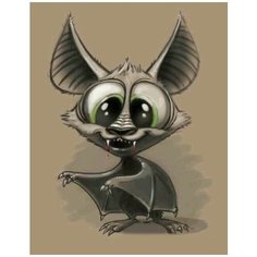 Картина по номерам Смешной Вампир 40х50 см АртТойс