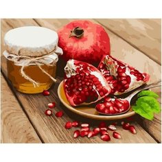 Картина по номерам Гранат с медом 40х50 см АртТойс