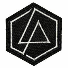 Нашивка, шеврон, патч (patch) Linkin Park, размер 8,5*7,3 см, 1 шт. Нет бренда