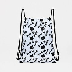 Мешок для обуви Мордочка кота, 35*1*42 см, отд на шнурке Miki Market