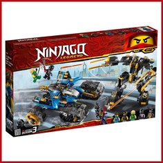 Конструктор Ниндзяго / 608 деталей / Внедорожник-молния Toys