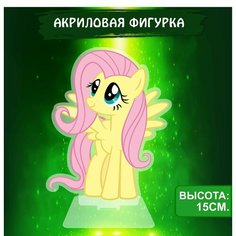 Фигурка акриловая My Little Pony Мой маленький пони Флаттершай Ok Real