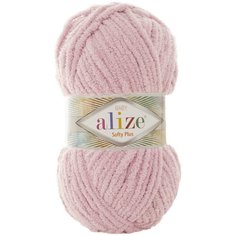 Пряжа Alize Softy plus розовый (854), 100%микрополиэстер, 120м, 100г, 3шт
