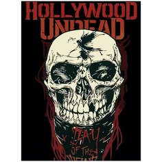 Картина по номерам на холсте Hollywood Undead - 156 30X40
