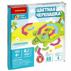 Bondibon Игра настольная логическая с т. з. Bondibon "цветная черепашка" ВВ5082