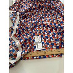 Ткань Плательно-блузочный принтованный крепдешин, 1 м. Noname