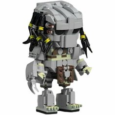 Хищник, конструктор интерьерный, фигурка, 3d, из мини блоков, 405 деталей нет бренда