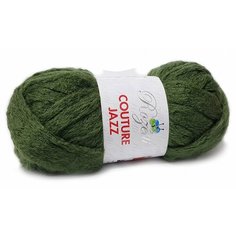 Пряжа Rozetti "Couture Jazz" акрил 81%, полиамид 19%, 100гр/15м (240-05 Хаки) 1 упаковка (3 мотка)