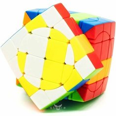 Необычный Кубик Рубика 4x4 ShengShou Crazy Cube v2 / Головоломка / Цветной пластик