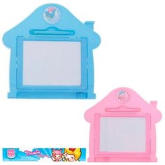 Доска д/рисования 5013 Дом черно-белая в пак. A+B