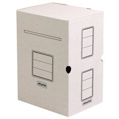 Короб архивный Attache (256x200x320мм, 200мм, до 1900л, гофрокартон) белый, 5шт, 5 уп.