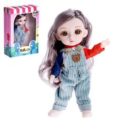 Кукла модная шарнирная "Арина" в комбинезоне (1 шт.) Promarket