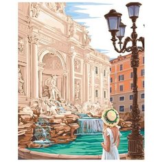 Алмазная мозаика с частичным заполнением «Фонтан Треви» 50x60 см, на подрамнике Школа талантов
