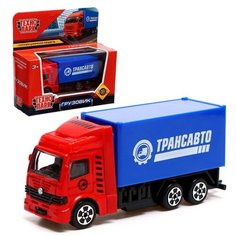 Машина Грузовик красный 10,5см Технопарк