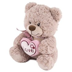 Мягкая игрушка Maxitoys Мишка Обаяшка с Сердцем , 23 см