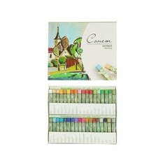 Пастель масляная Сонет, 36 цветов, 9/59 мм, круглая Завод художественных красок Невская палитра .