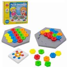 Настольная игра Цветная доска / Развивающая логическая игра для малышей / Игра на внимание Tong DE