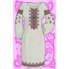 Набор для вышивания и шитья крестом платья "Каролинка"(цена производителя)