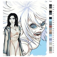 Картина по номерам Т628 "Атака титанов" 60x80 Brushes Paints
