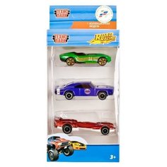 Технопарк набор из 3-Х машин "технопарк" металл. 7,5С, в ассортименте