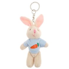 Мягкая игрушка "Кролик в кофте" на брелоке 7634355 Сима ленд