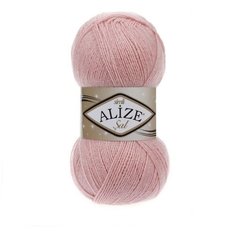 Сэл симли (Sal simli) пряжа Alize 5%металлик 95%акрил 460м цвет: 161 пудра 2шт