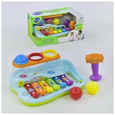 Игрушка развивающая ксилофон (856) разноцветный, ПА ннет