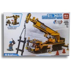Конструктор Leibao Спецтехника "Передвижной кран" / Стройка / 2 в 1 - 511 деталей