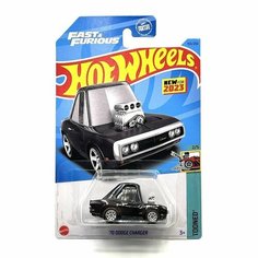 Машинка Hot Wheels коллекционная 70 DODGE CHARGER черный HKG57
