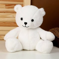 Мягкая игрушка "Мишка", 25 см, цвет белый Нет бренда
