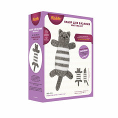 Набор для вязания игрушки "Miadolla" AMG-0110 Пушистый котик