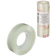 Клейкая лента канцелярская 12х33 12 шт./уп Noname