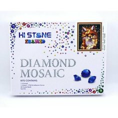 Алмазная Мозаика 17*22см Холст Рамка (Полная выкладка) Стразы-камешки Лиса (23686) Нет бренда