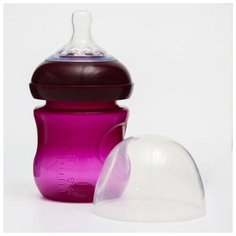 Бутылочка для кормления, 150 мл, от 0 мес, широкое горло, цвет розовый Mum&Baby