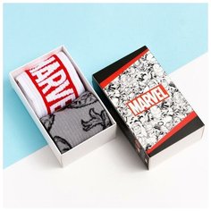 Набор носков "Мстители", MARVEL, 2 пары, 23-25 см Kaftan